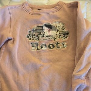 Roots Kids Pink Sweatshirt